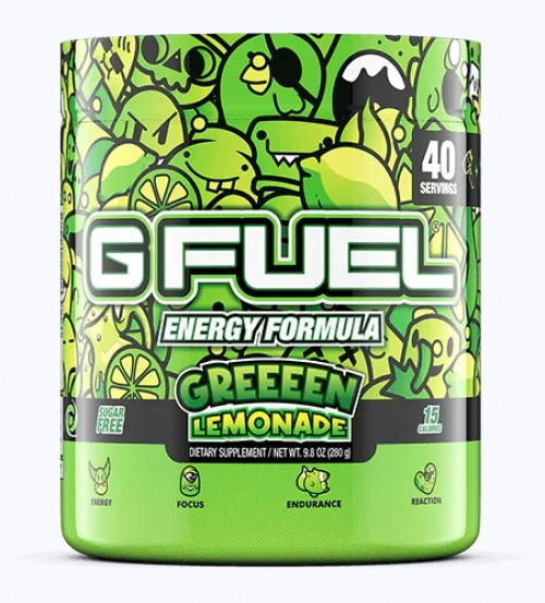GFuel Energy Formula - Greeeen Lemonade Tub
