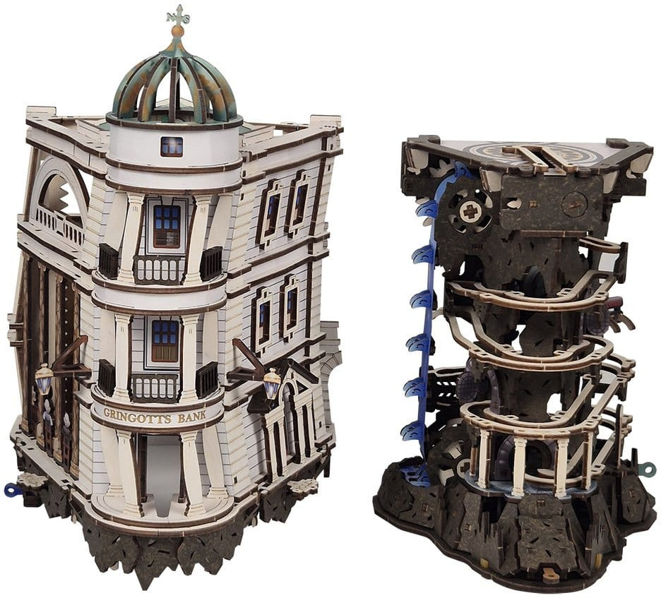 Harry Potter Wooden Model Kit - Gringotts Bank Marble Run