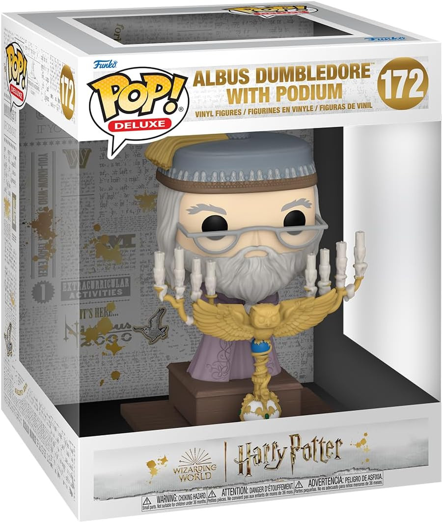 Harry Potter: Prisoner of Azkaban Funko Pop! Vinyl: Dumbledore with Podium afbeelding