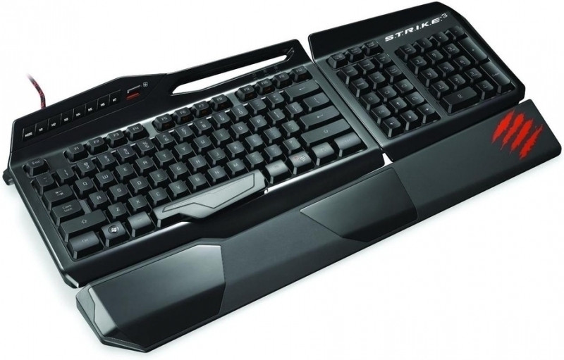 Image of Madcatz S.T.R.I.K.E. 3 Professional Gaming Keyboard (UK-Layout) (Gloss Black)