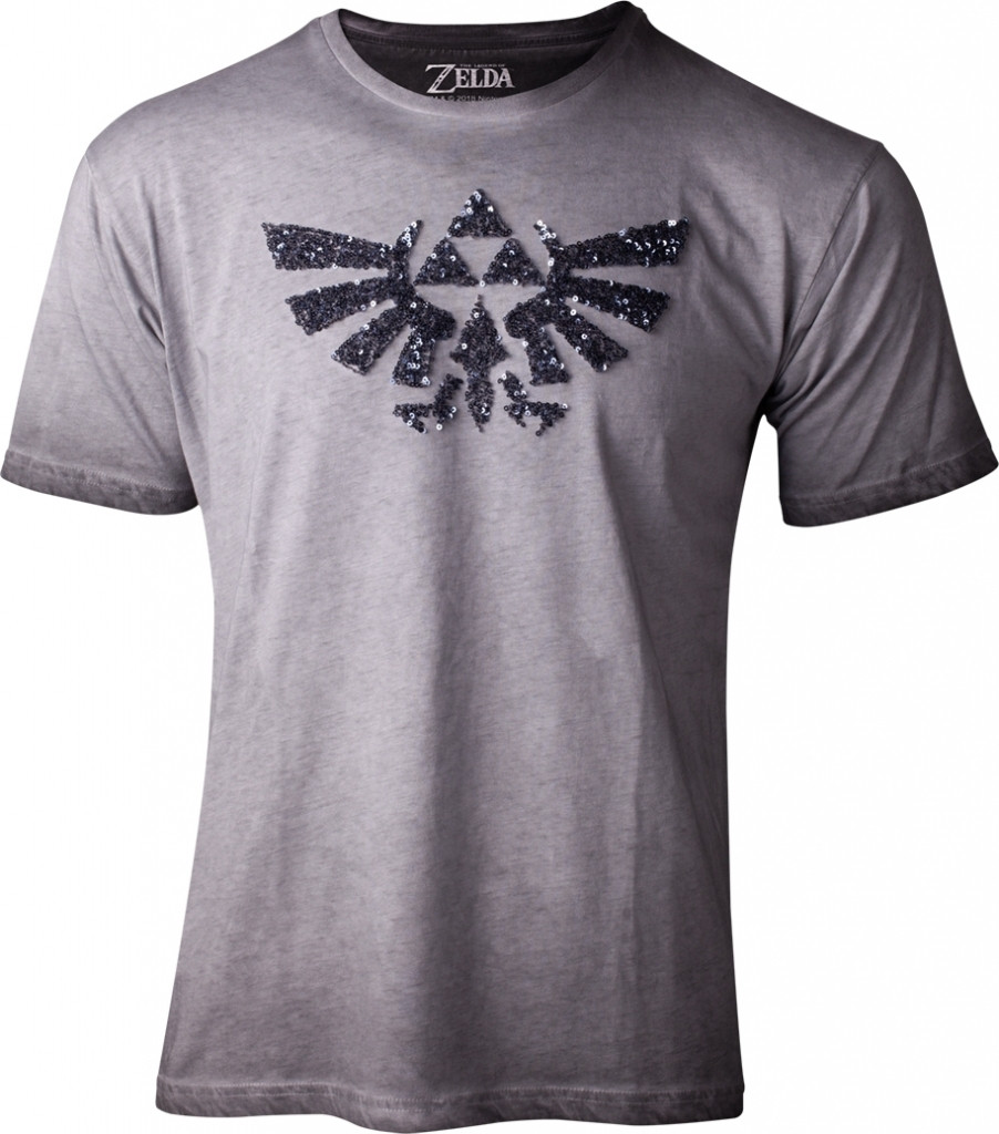 Zelda - Silver Sequins Women's Boyfriend T-shirt