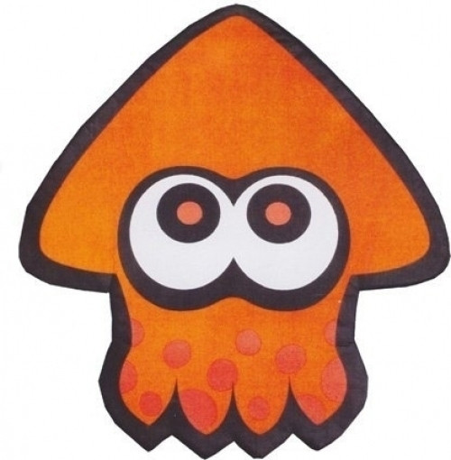 Splatoon Floor Mat - Squid Orange