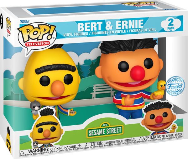 Sesame Street Funko Pop Vinyl: Bert & Ernie 2-Pack