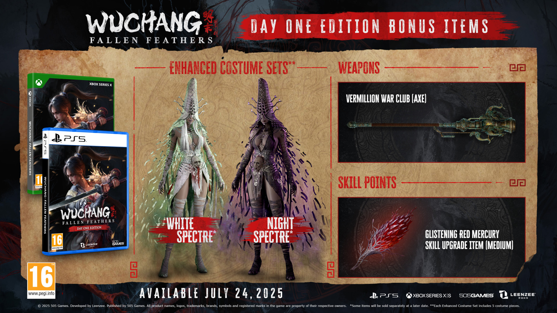 505 Games Wuchang Fallen Feathers Day One Edition