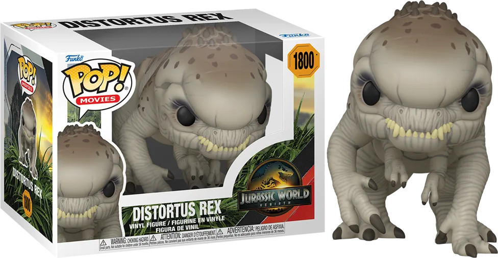 Jurassic World Rebirth Funko Pop Vinyl Distortus Rex