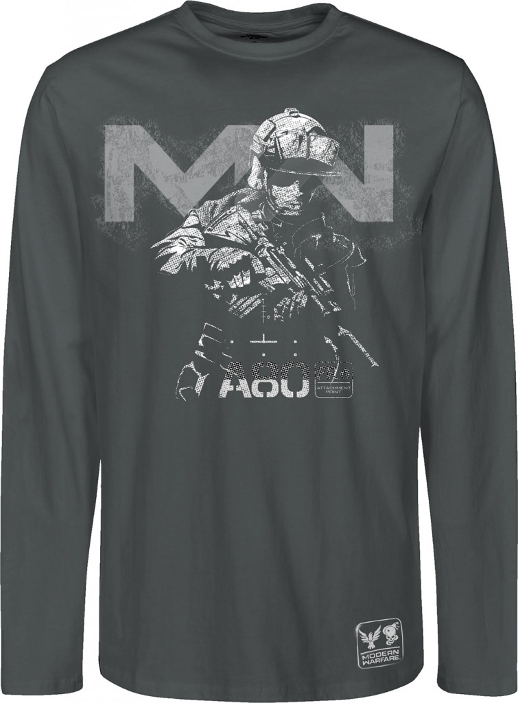 Call of Duty Modern Warfare - A80 Dark Grey Longsleeve T-Shirt