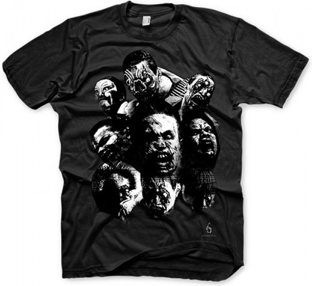 Image of Resident Evil 6 T-Shirt - Zombie Mosaic Black