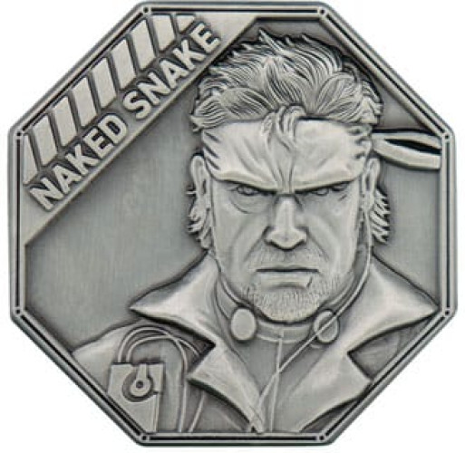 Metal Gear Solid Delta Collectable Coin - Naked Snake (Limited Edition) afbeelding