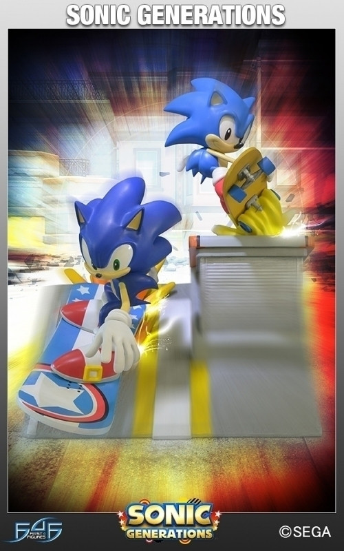 Image of Sonic Generations Diorama Statue