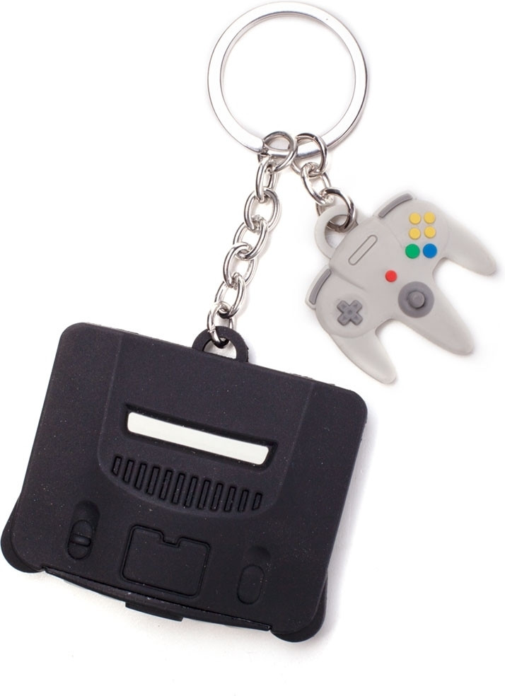 Nintendo - Nintendo 64 & Controller 3D Rubber Keychain