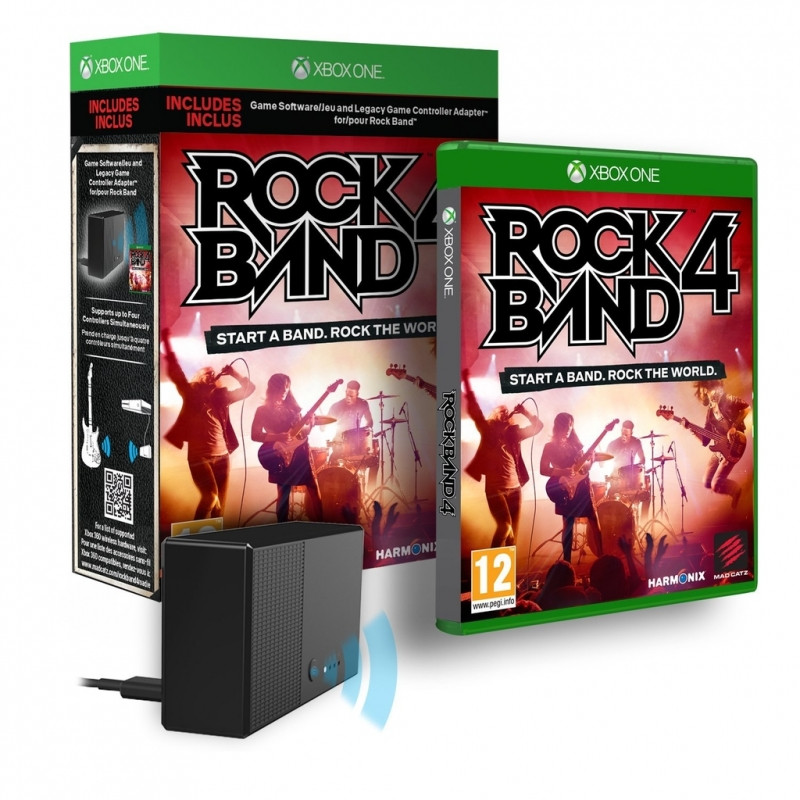 Image of Rock Band 4 + Adapter
