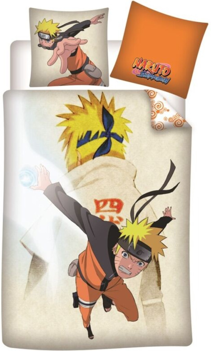 Naruto Shippuden - 1 Persoons Dekbedovertrek (140cm x 200cm)