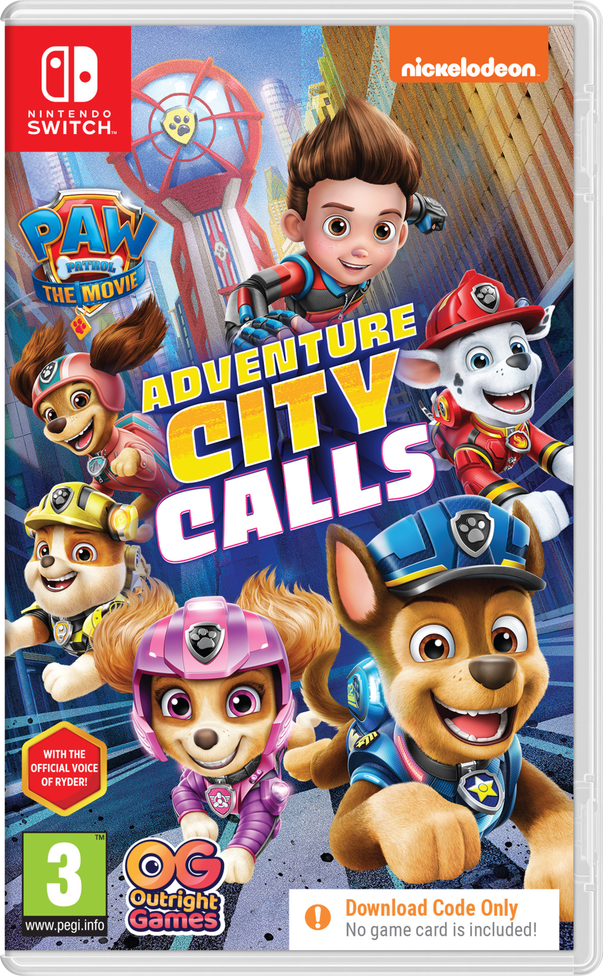Outright Games Paw Patrol The Movie Adventure: City Calls (Code in Box)