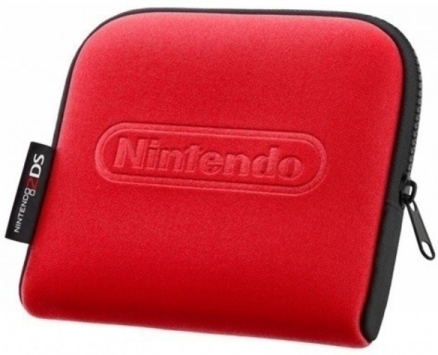 Image of 2DS Pouch Black Red