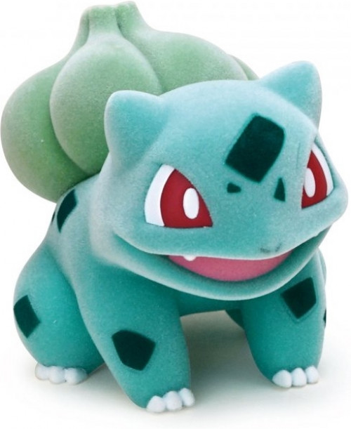Pokemon Deluxe Flocked Doll Figure - Bulbasaur afbeelding
