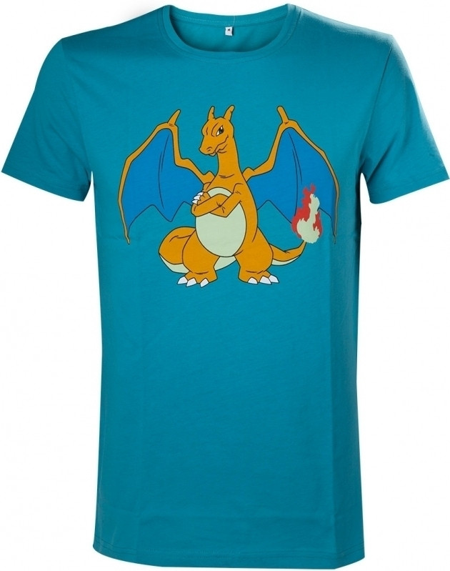 Image of Pokémon - Charizard Turquoise T-shirt