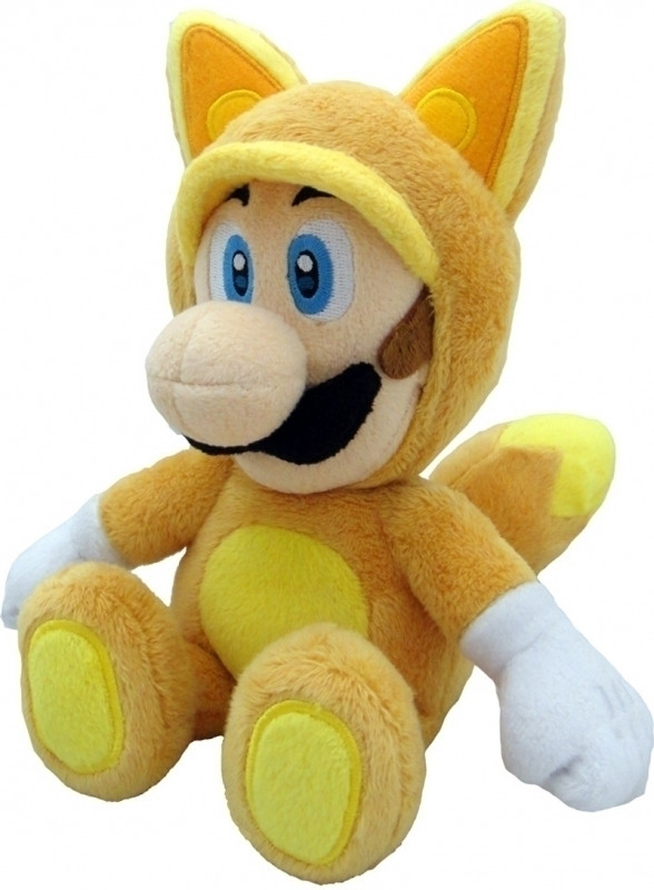 Super Mario Pluche - Fox Luigi (22cm)