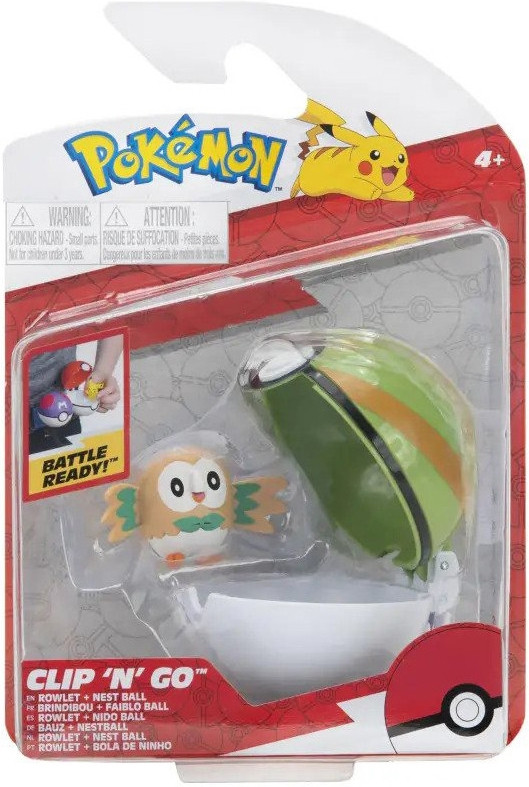 Pokemon Figure - Rowlet + Nest Ball (Clip 'n' Go) kopen?