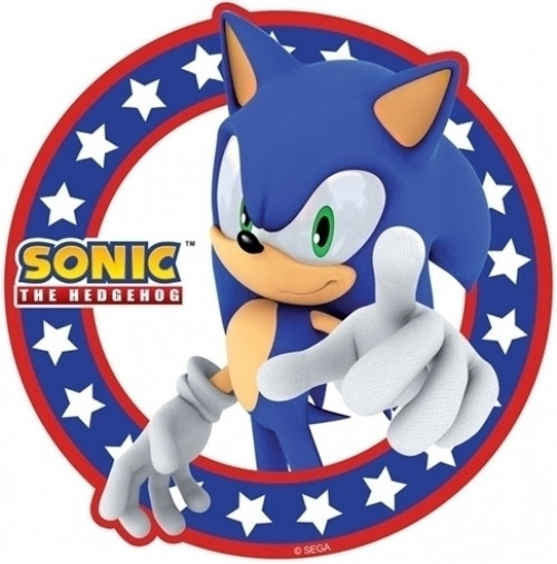 Image of Sonic the Hedgehog Round Mouse Mat