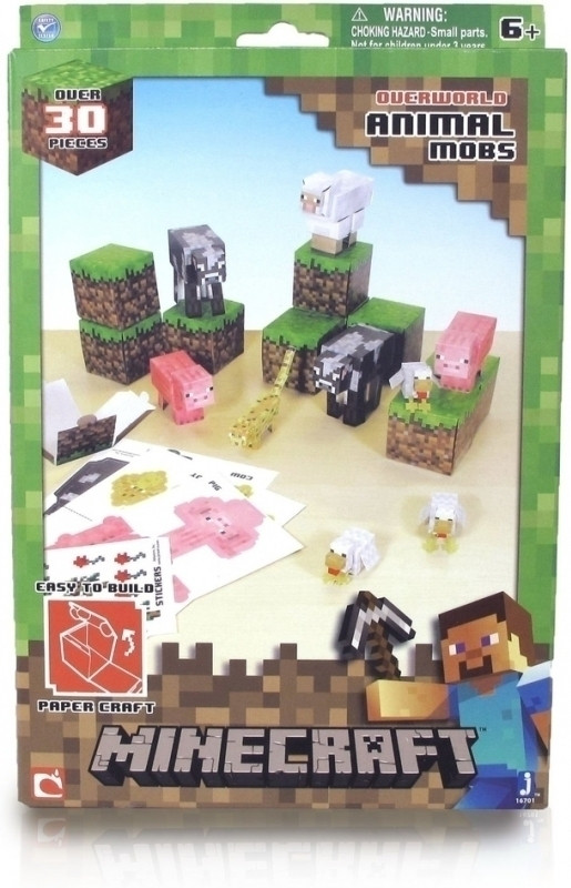 Image of Minecraft Paper Craft Animal Mobs Pack