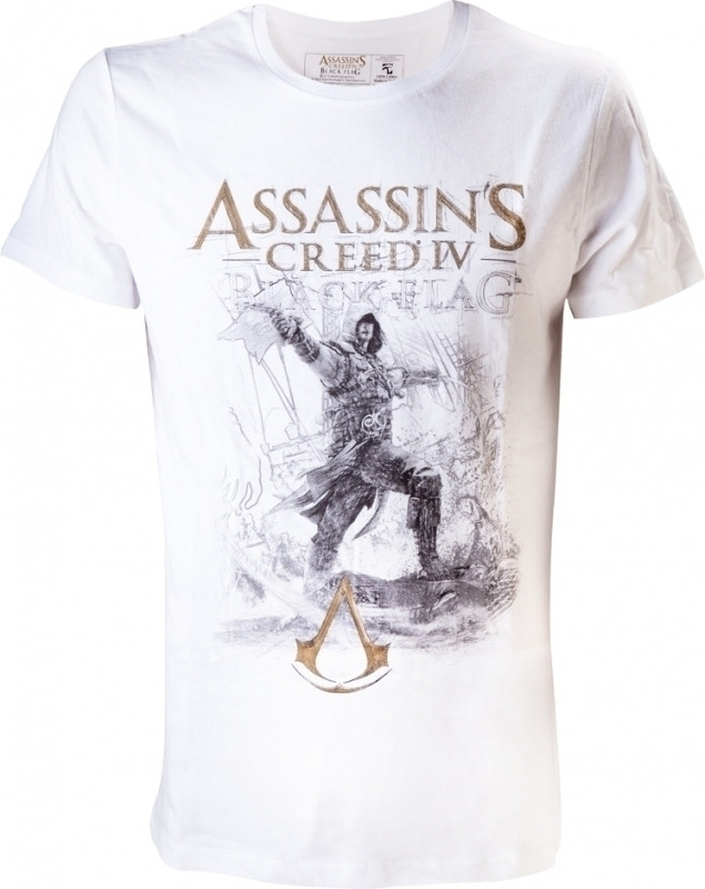 Image of Assassin's Creed 4 T-Shirt Sketch Art