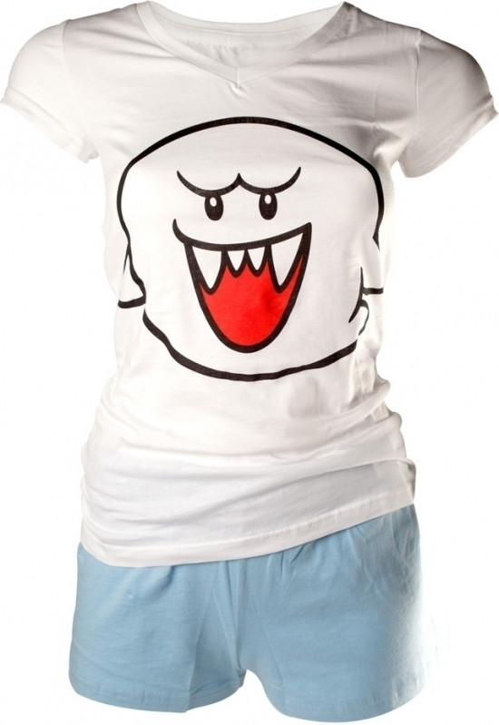 Boo Girls Shortama White/Blue