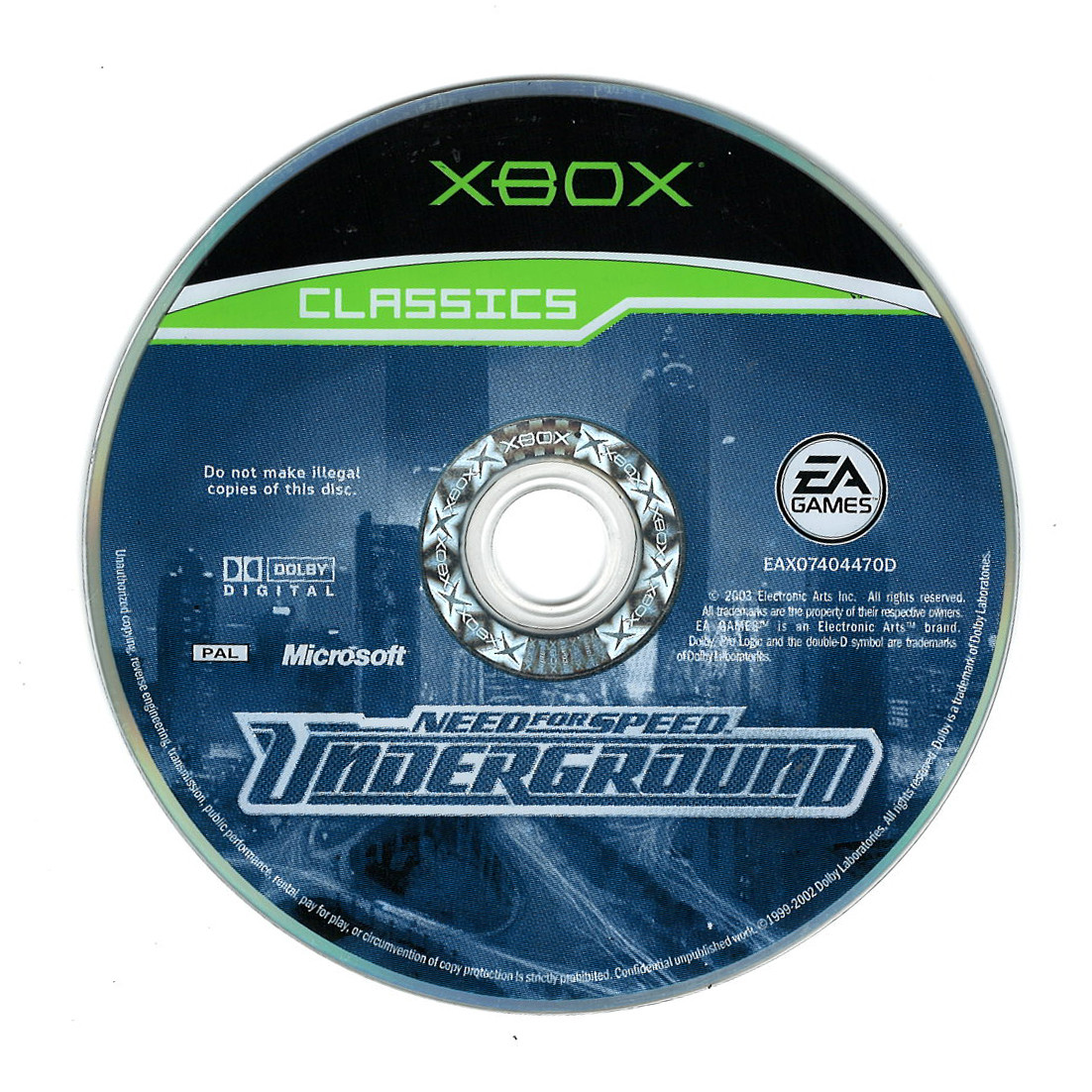 Need for Speed Underground (classics)(losse disc)