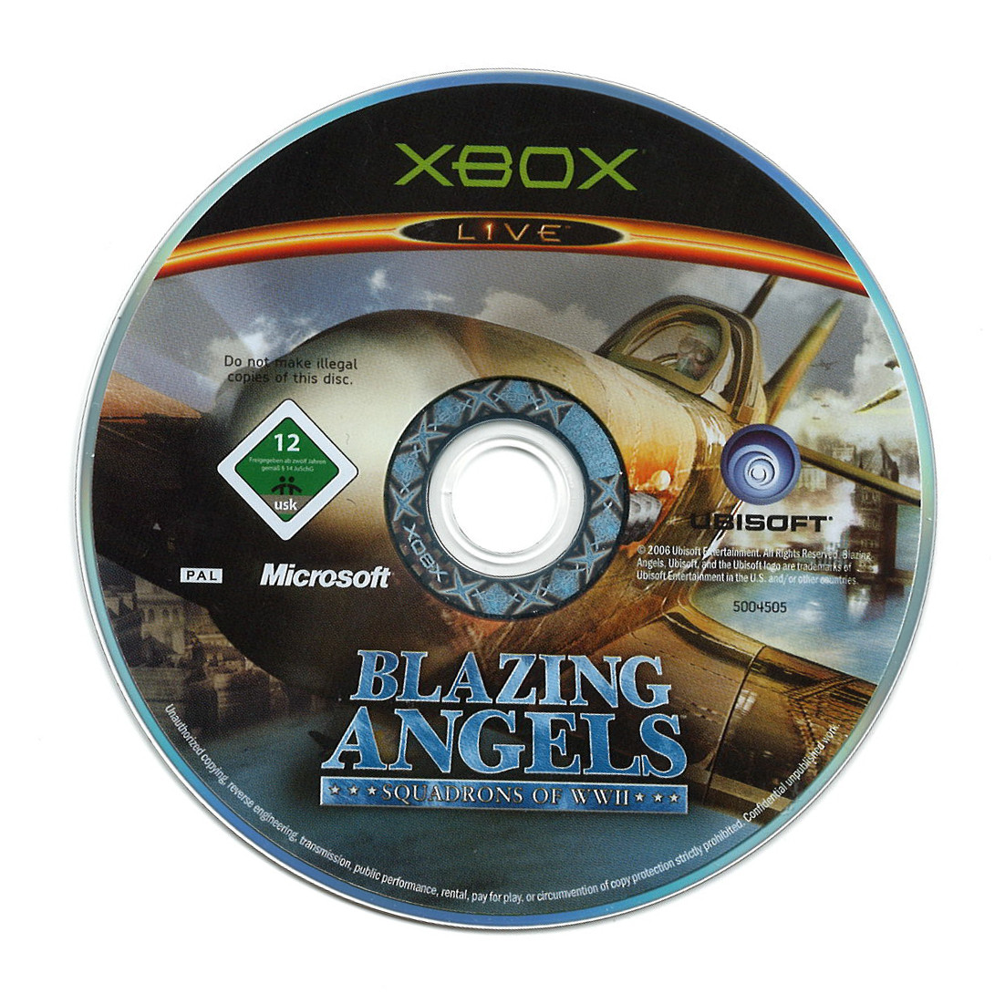 Blazing Angels 1 - Squadrons of WWII (losse disc)