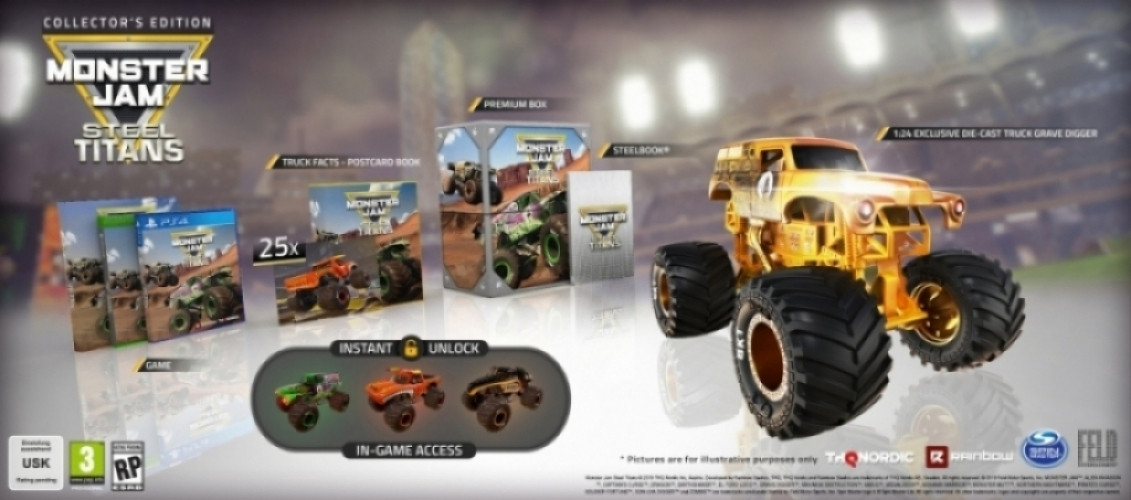 Monster Jam Steel Titans Collector's Edition