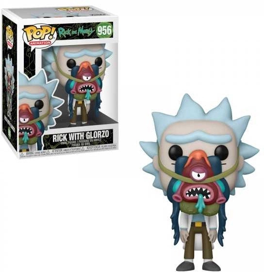 Rick and Morty Funko Pop Vinyl: Rick with Glorzo afbeelding