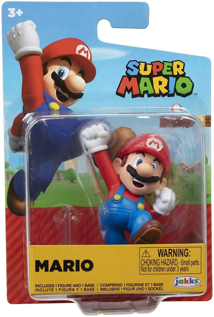 Super Mario Mini Action Figure - Mario (Jumping)