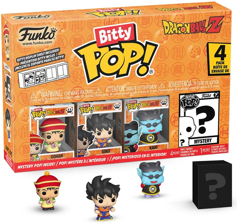 Dragon Ball Z Funko Bitty Pop! 4-Pack: Gohan / Goku / Kaio afbeelding