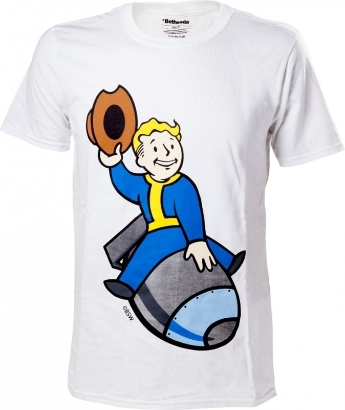 Image of Fallout 4 Vault Boy Bomber T-Shirt