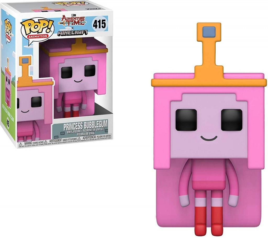 Adventure Time x Minecraft Pop Vinyl Princess Bubblegum