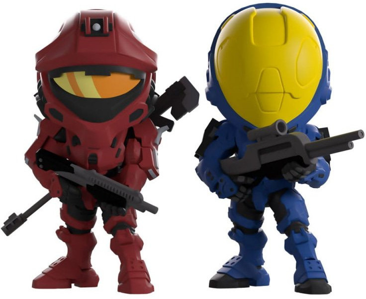 Halo Youtooz Vinyl Figure 2-Pack - Red vs Blue afbeelding