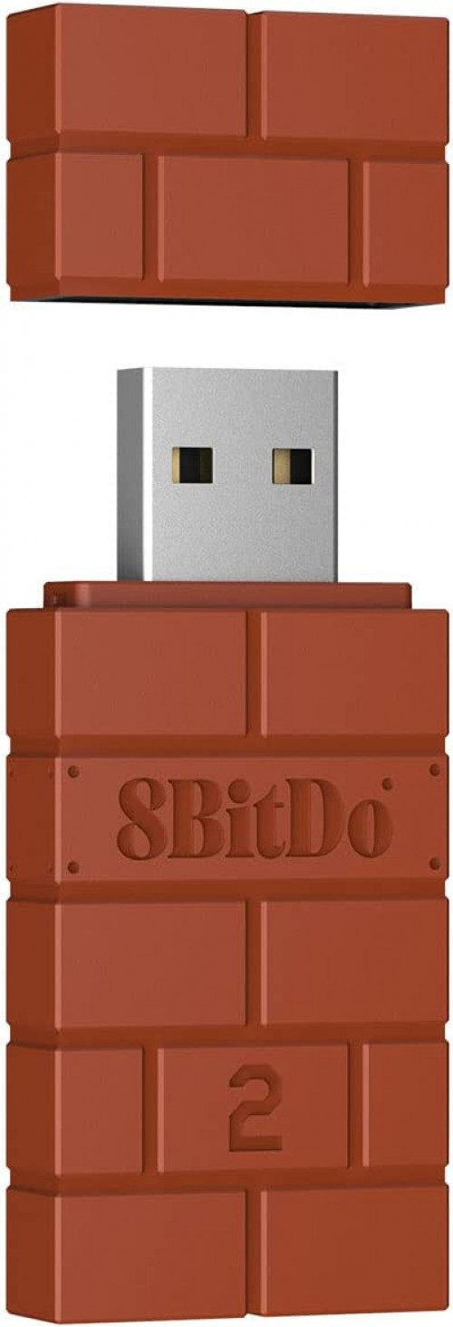 8Bitdo USB Wireless Adapter 2 (Brown) afbeelding