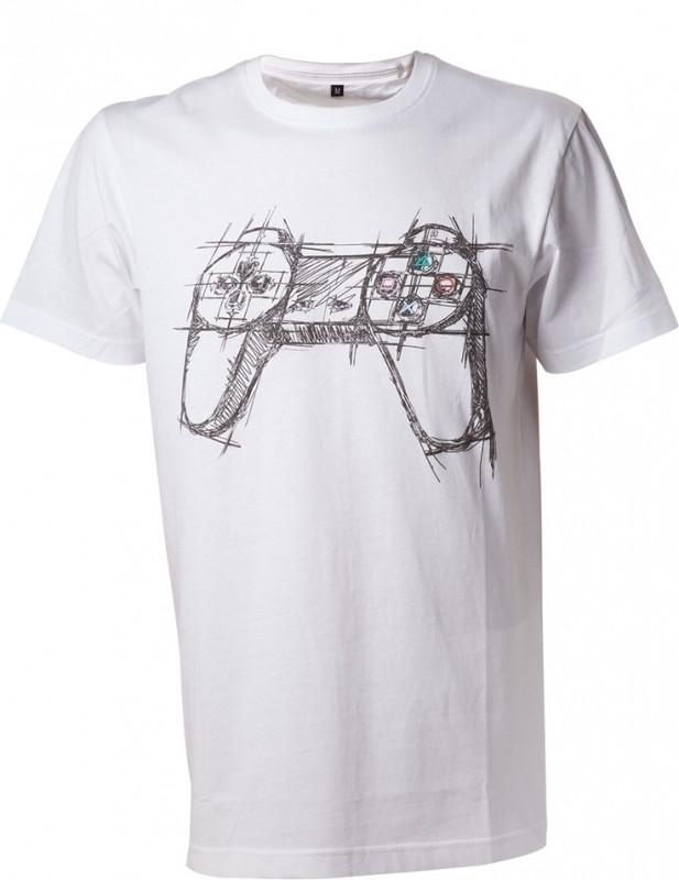 Image of Playstation T-Shirt White Controller