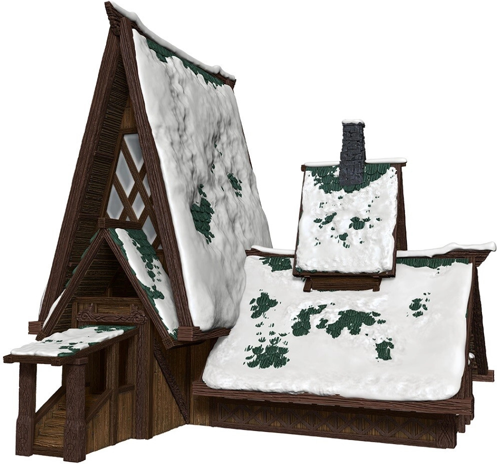 Dungeons & Dragons Icons of the Realms - Icewind Dale The Lodge Papercraft Set