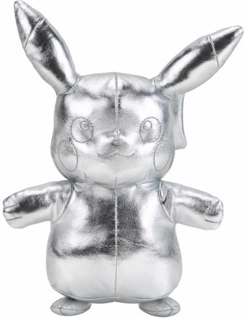 Pokemon 25th Anniversary Pluche- Silver Pikachu (25cm)