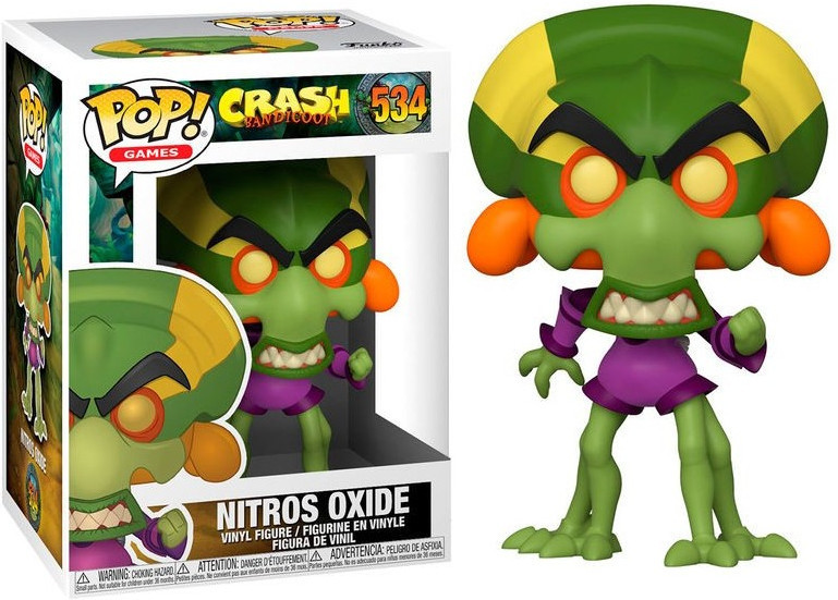 Crash Bandicoot Funko Pop Vinyl: Nitros Oxide afbeelding