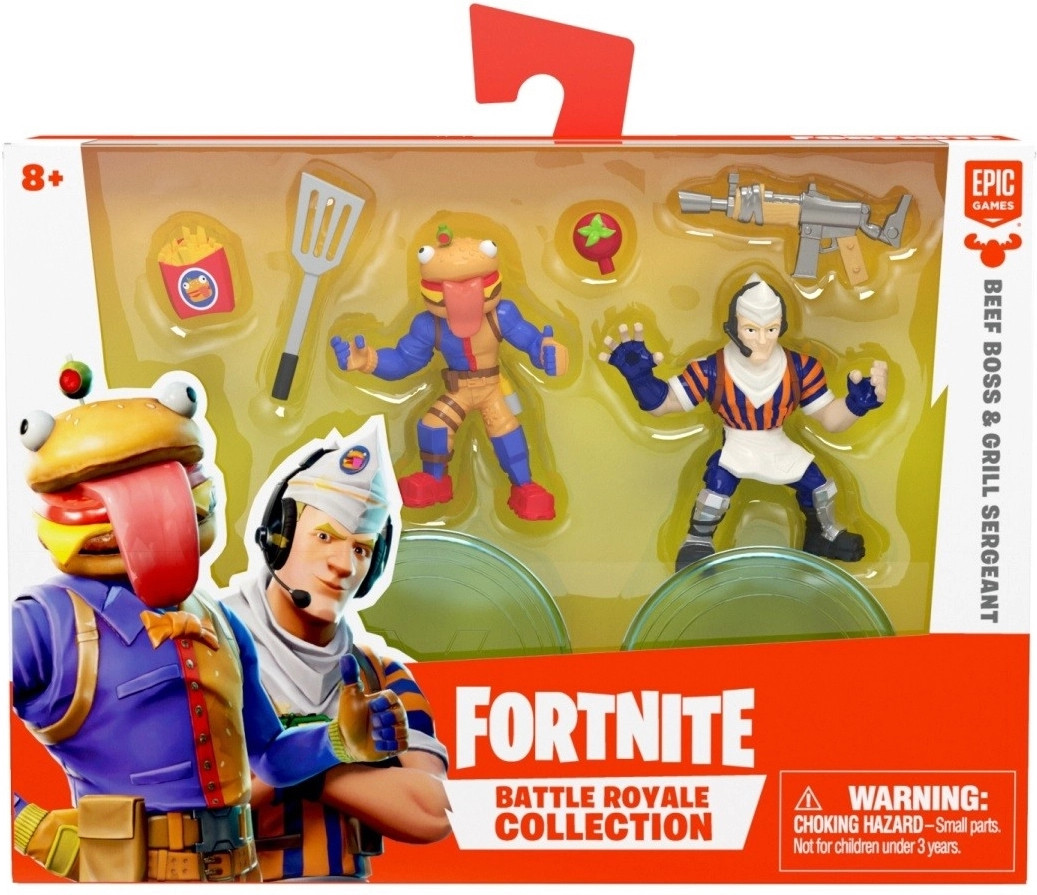 Fortnite Mini Figure - Beef Boss & Grill Sergeant Duo Pack