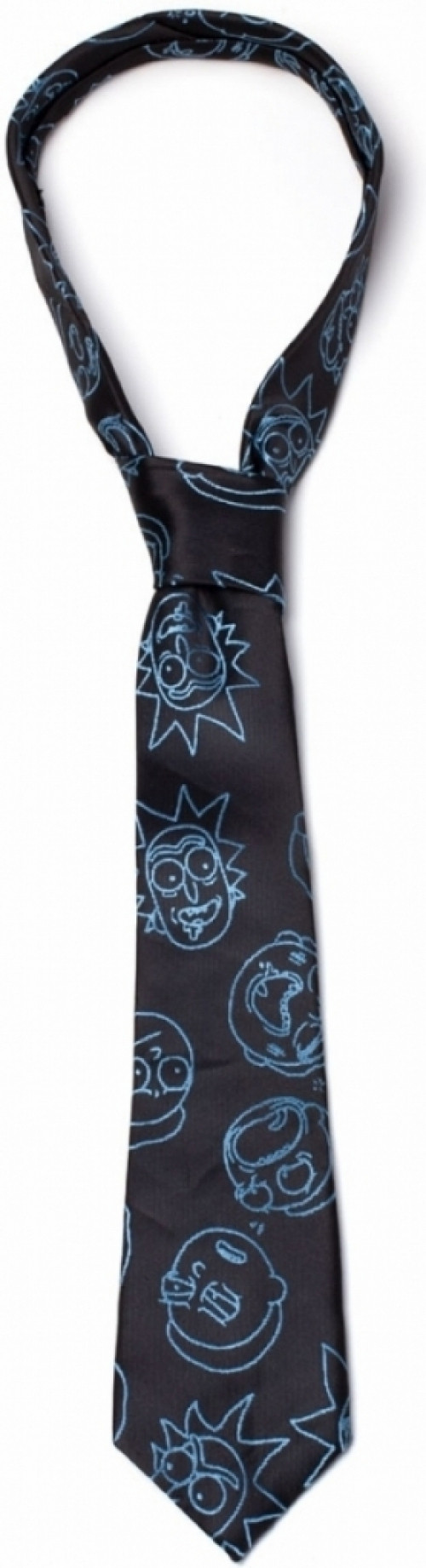 Rick and Morty - Faces All Over Print Necktie