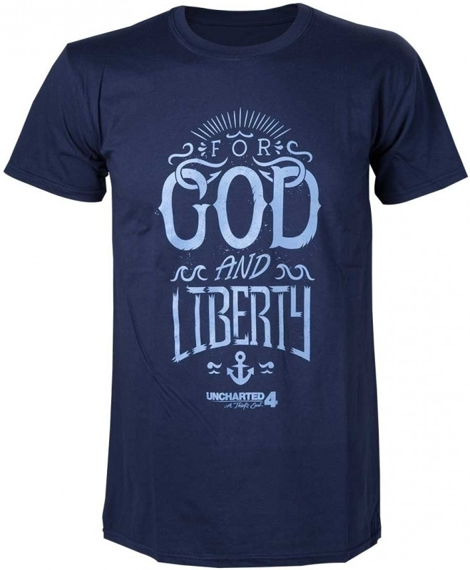 Image of Uncharted 4 - For God and Liberty T-shirt