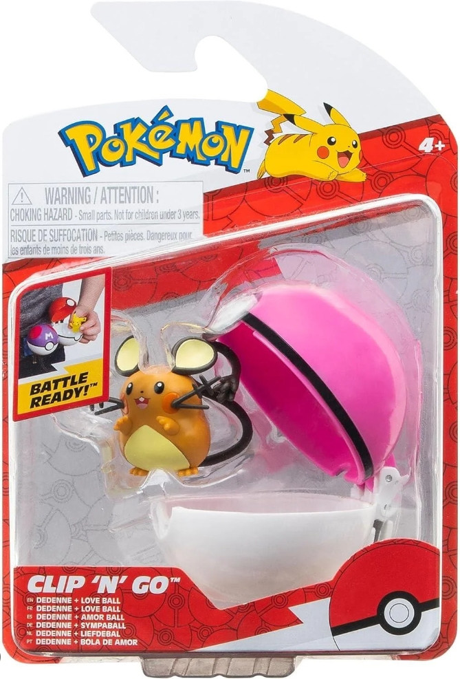Pokémon - Speelfiguur - Clip 'N' Go - Dedenne