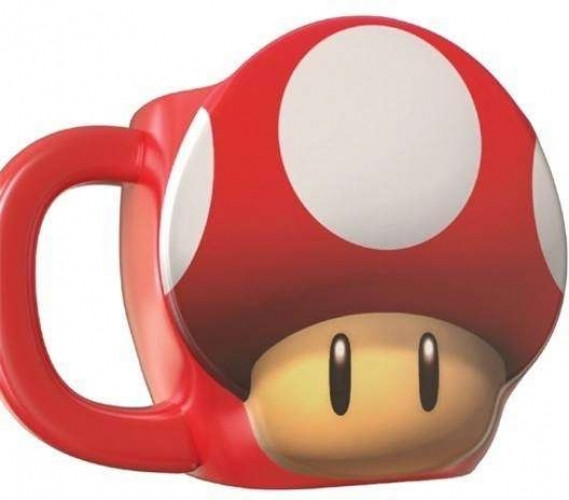 Super Mario - Mushroom Shaped Mug