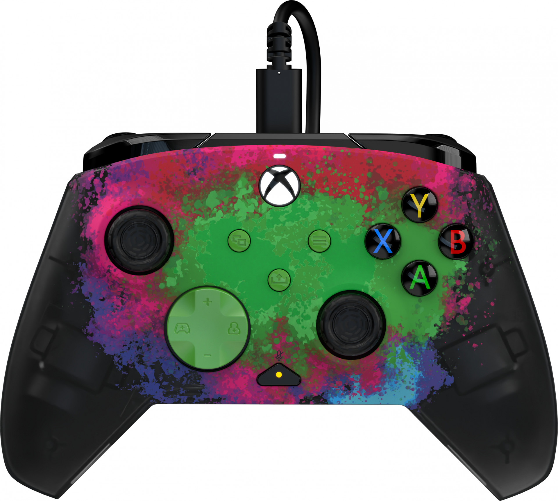 PDP Gaming Rematch Wired Controller - Space Dust Glow in the Dark