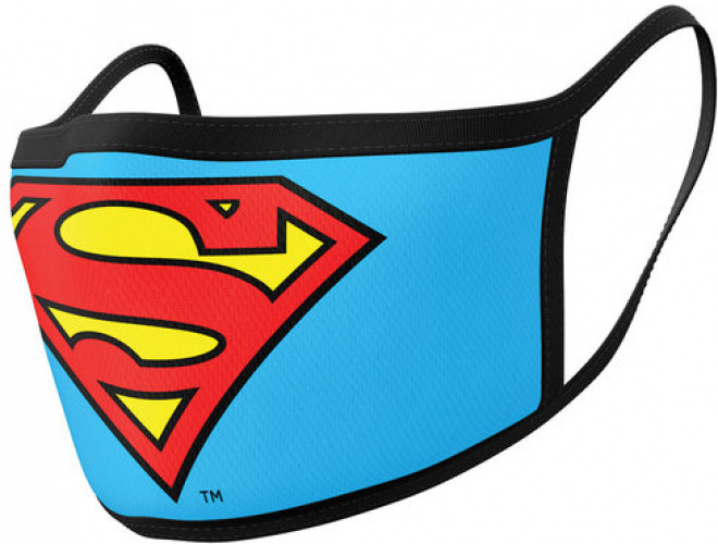 Superman Face Mask Set - Logo