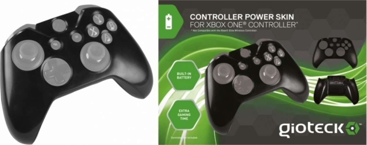 Image of Gioteck Controller Power Skin (Black)