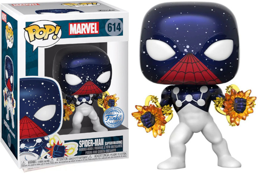 Marvel The Amazing Spider-Man Funko Pop Vinyl: Spider-Man (Captain Universe) afbeelding