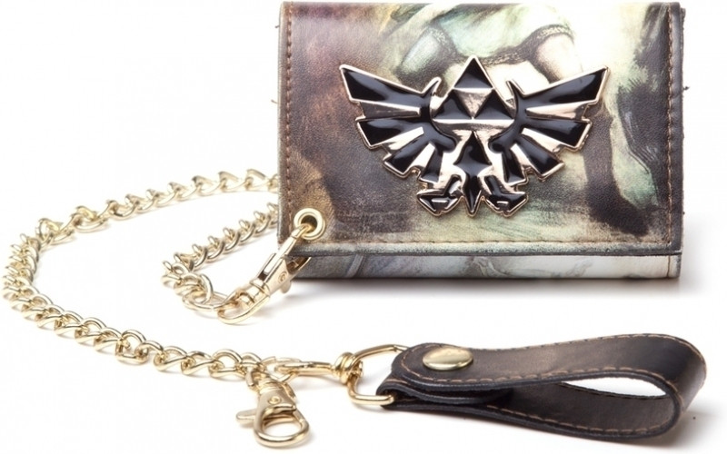Difuzedbioworld Zelda All Over Printed Trifold Chain Wallet difuzedbioworld kopen in de aanbieding